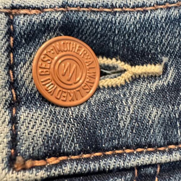 Mother Denim The Insider Crop Step Chew- Dancing On Coals size 27 - Picture 7 of 13